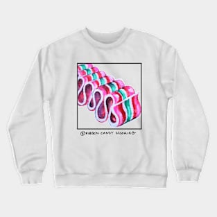 Ribbon Candy Hooking Crewneck Sweatshirt